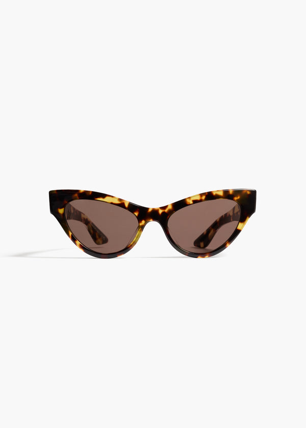 KHAITE x Oliver Peoples 1951C in Vintage DTB and Brown FRONT VIEW